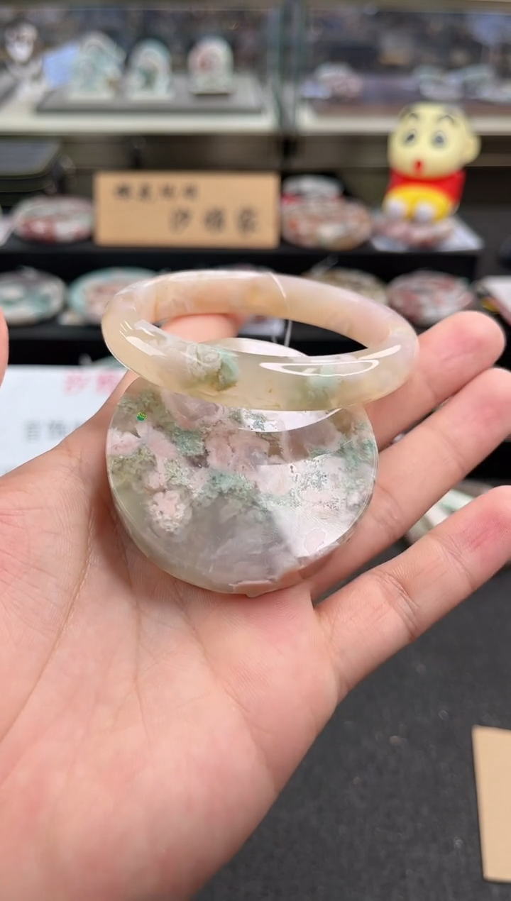未镶嵌手镯石英质玉58圈口 （赠品镯心）3432672