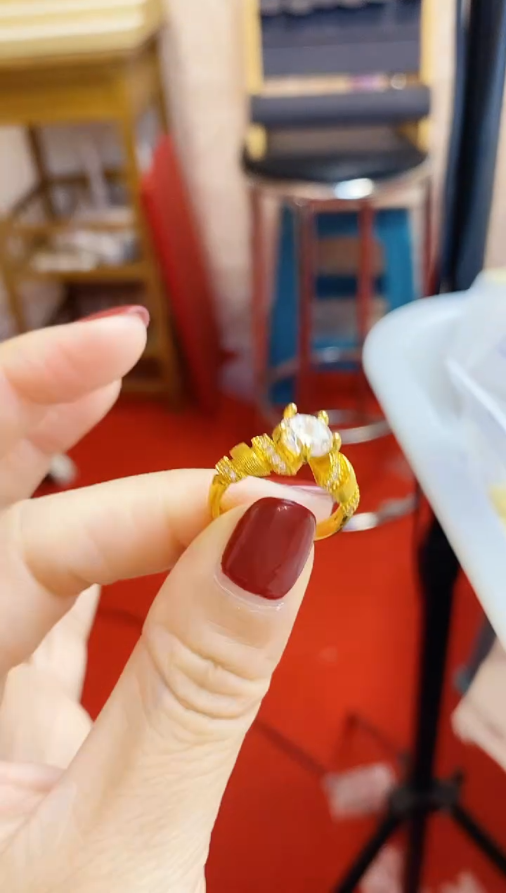 合金无027五爪戒指