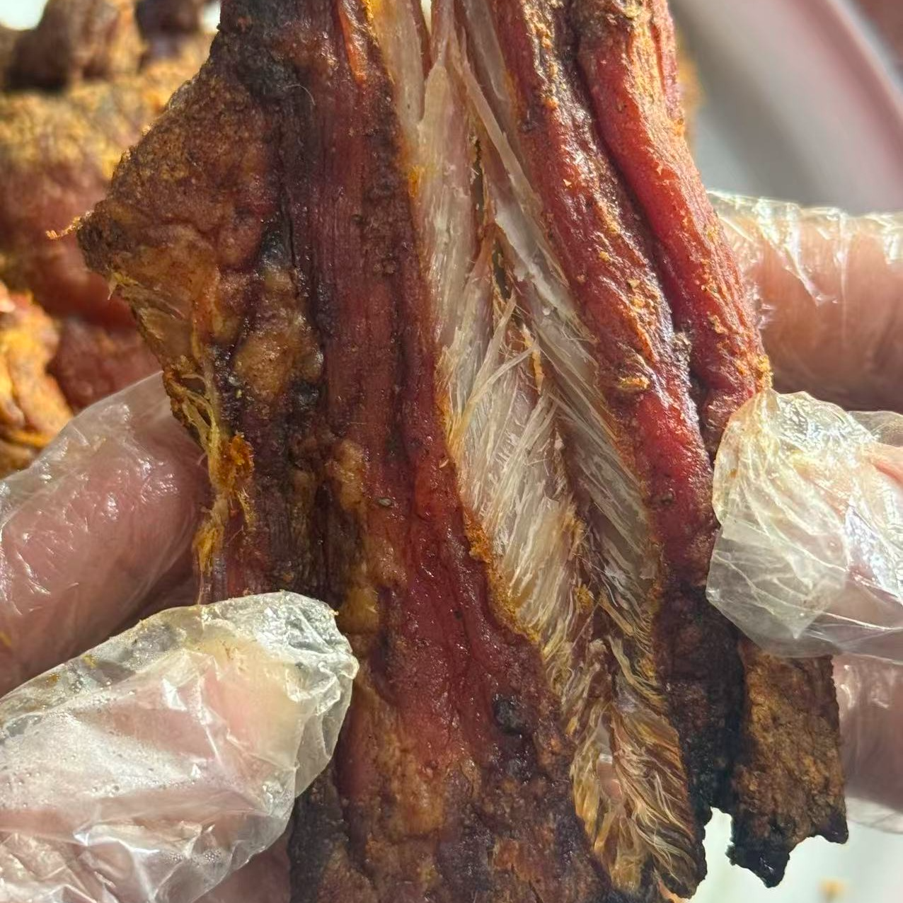 云南特产景颇火魂鲜切碳烤手撕猪肉干醇香回味下酒零嘴