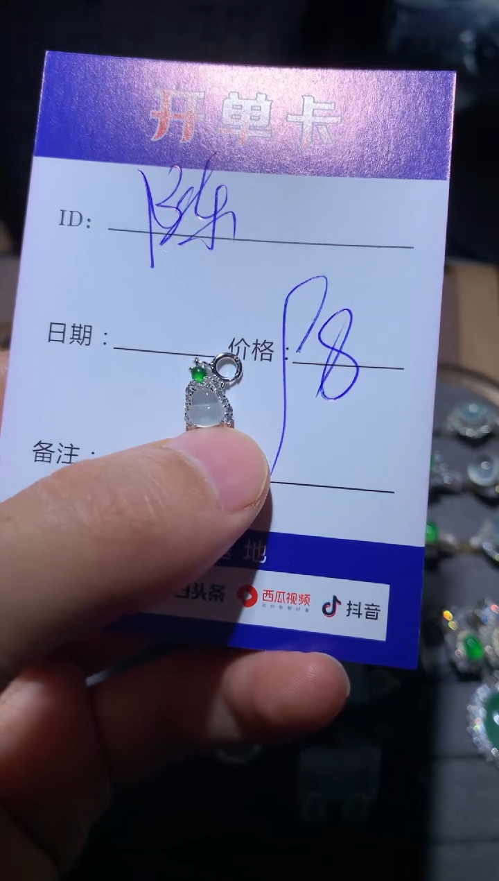 【闪购商品】翡翠颈饰银S925镶嵌 定向 陈陈成