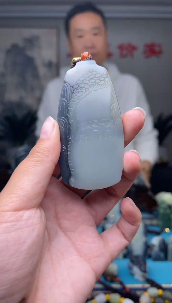 未镶嵌和田玉挂件1