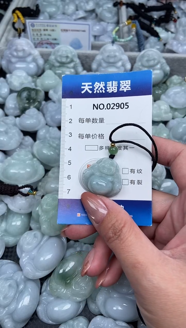 颈饰未镶嵌翡翠纯天然A货翡翠2905