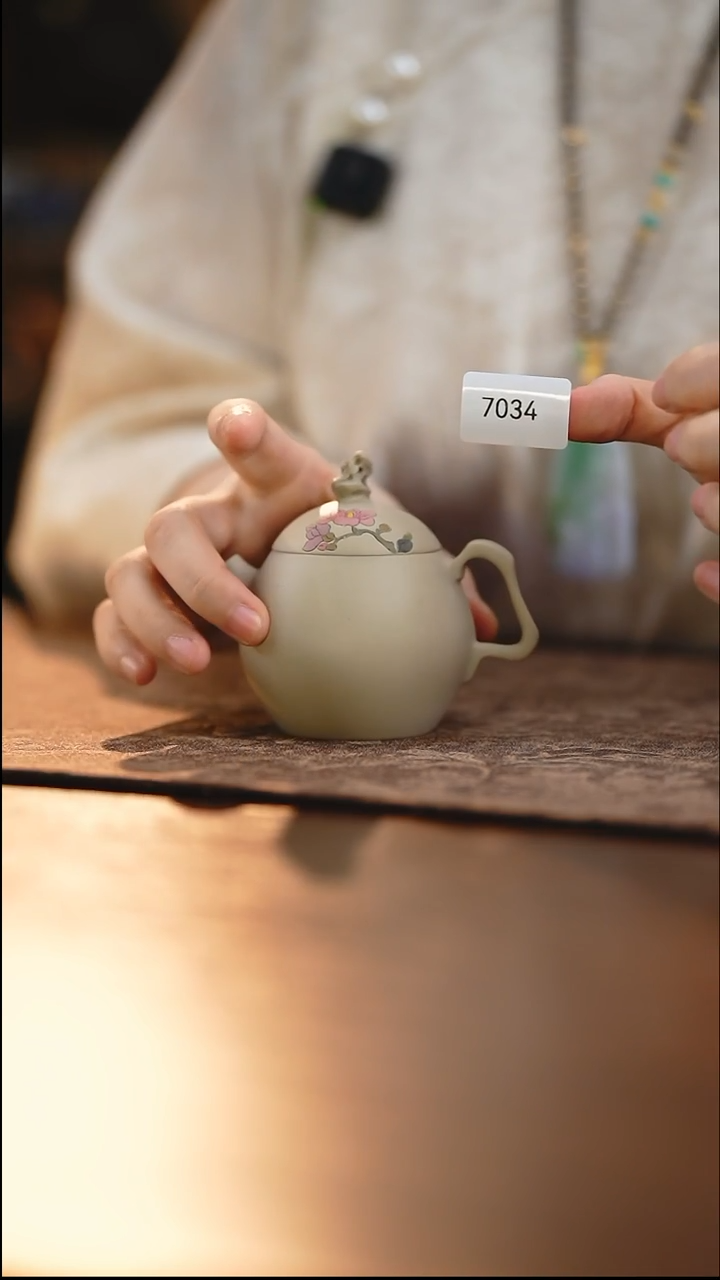 雲梦茶器紫陶茶壶7034