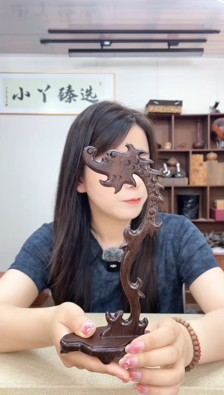 乌木类端景台469非洲黑檀挂架木木木