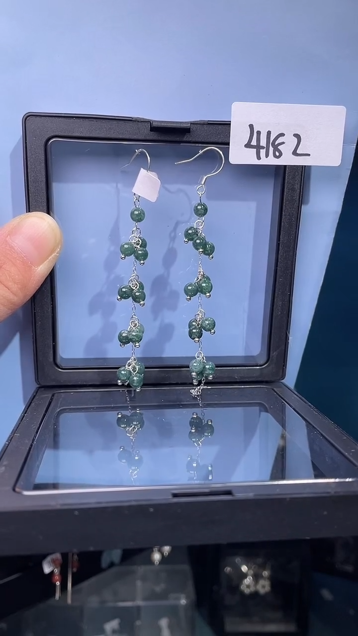 未镶嵌翡翠耳饰喜欢拍