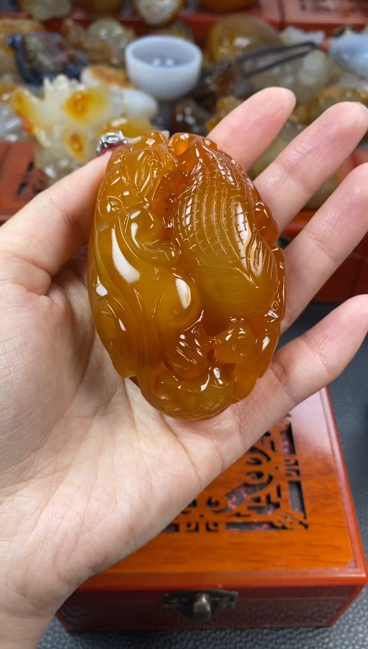 【闪购商品】玛瑙/玉髓手把未镶嵌1