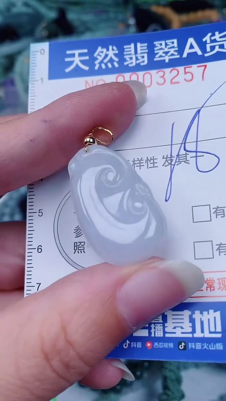 翡翠未镶嵌颈饰00003257