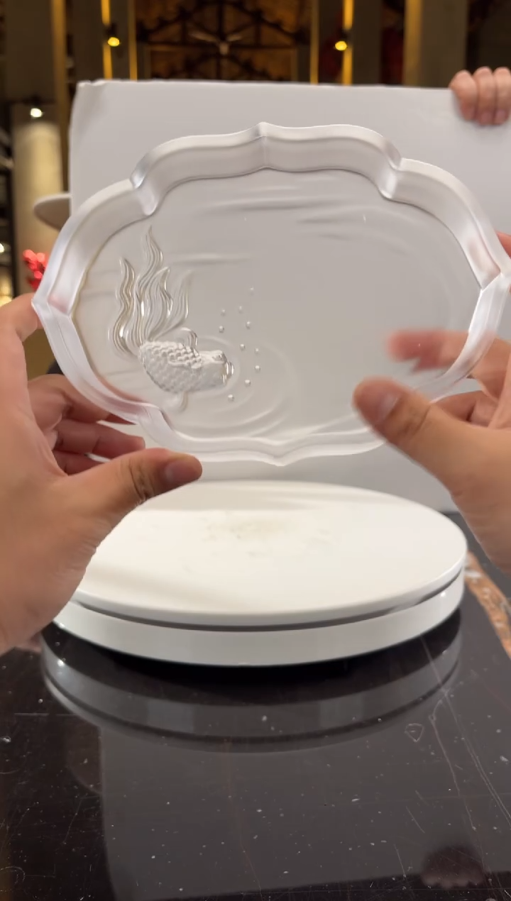 摆件0601182-2透明静福流光壶承