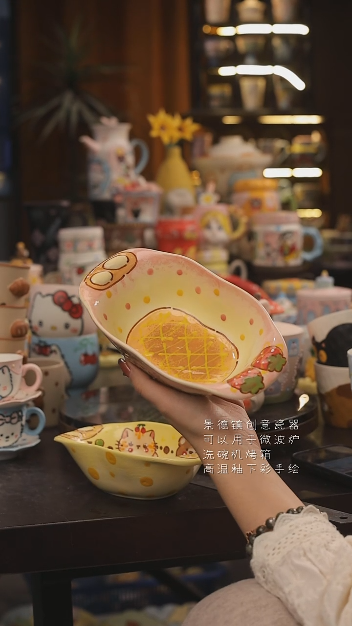 景德镇釉下彩绘设计师款式陶瓷