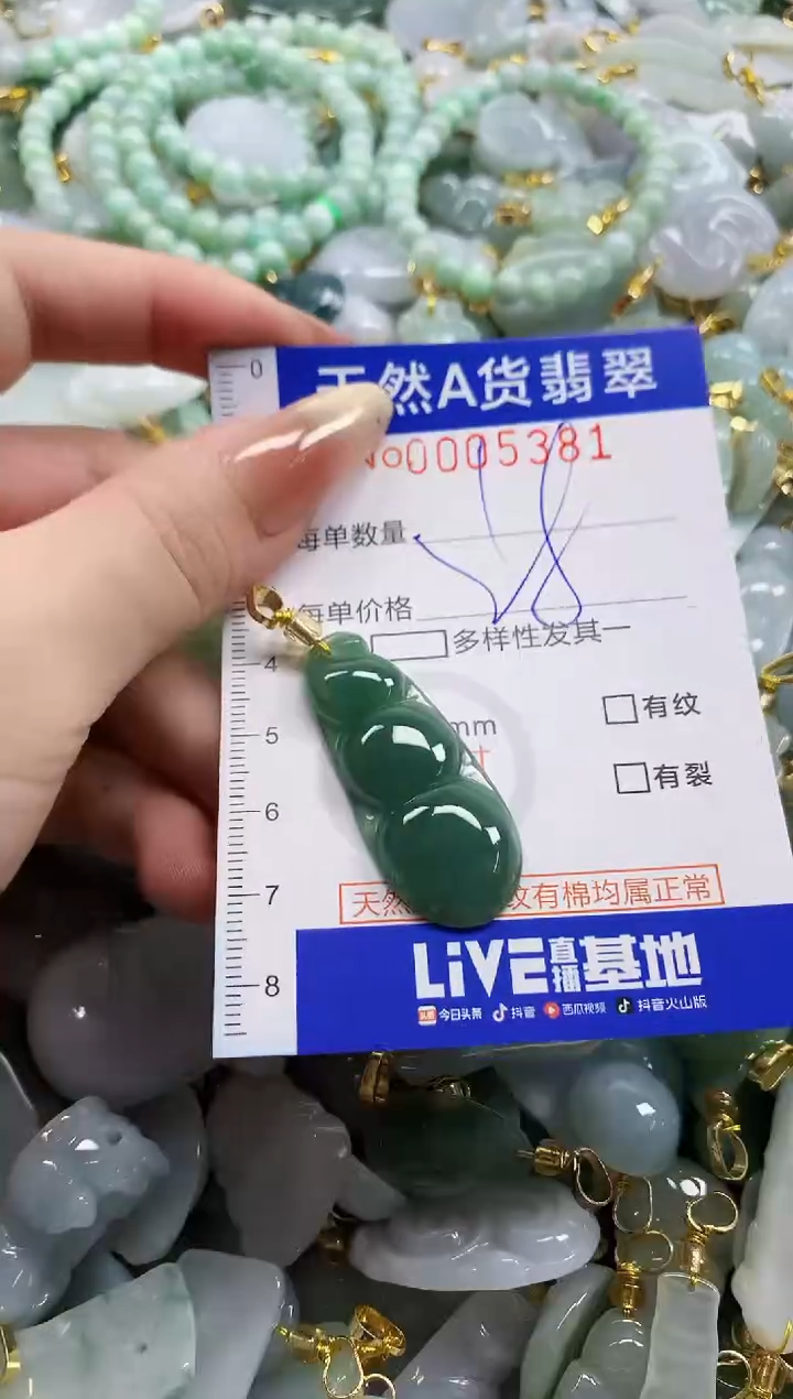 颈饰未镶嵌翡翠天然A货翡翠
