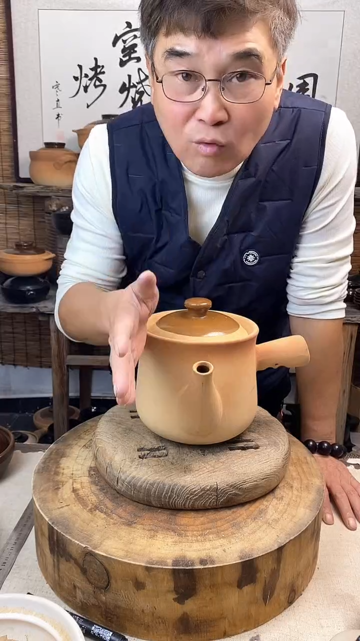 土陶复古色新款养生壶烧水壶（口径18cm，高度17cm）