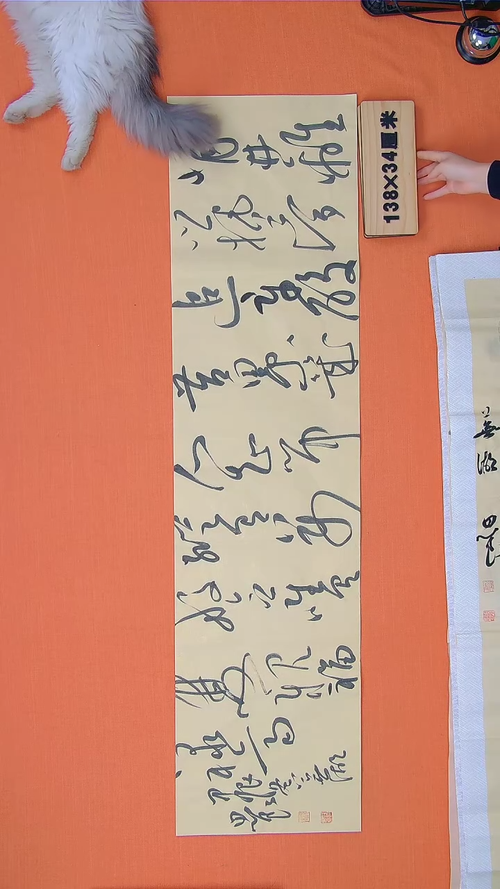 【闪购商品】书法路思良老师纯手写书法精品138*34