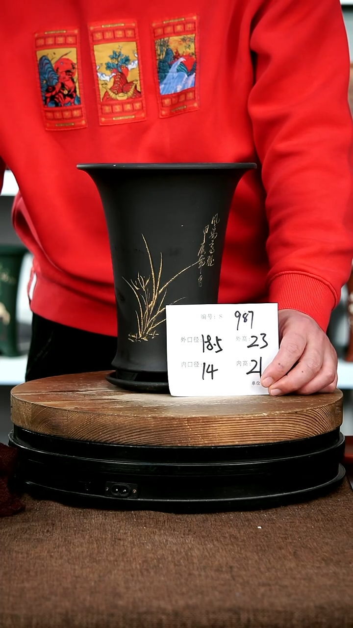 【闪购商品】紫砂花盆987+z宜兴紫砂花盆