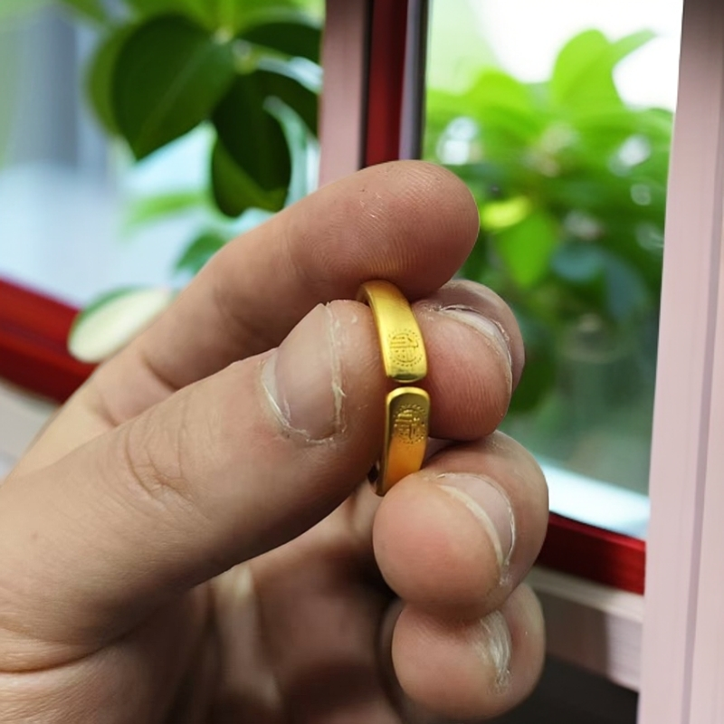 丹凤高奢--双福开口戒指c150ZN