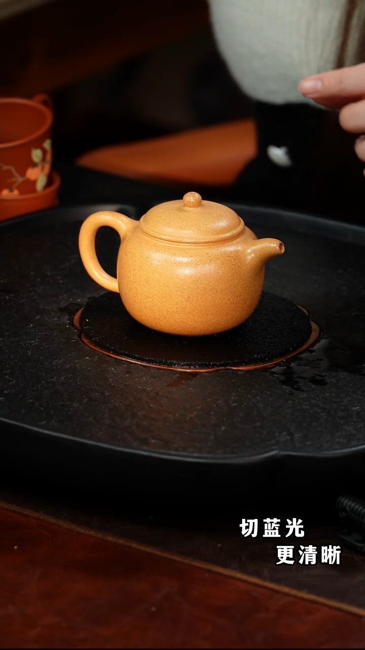 茶壶紫砂匏尊20 黄金段 160毫升