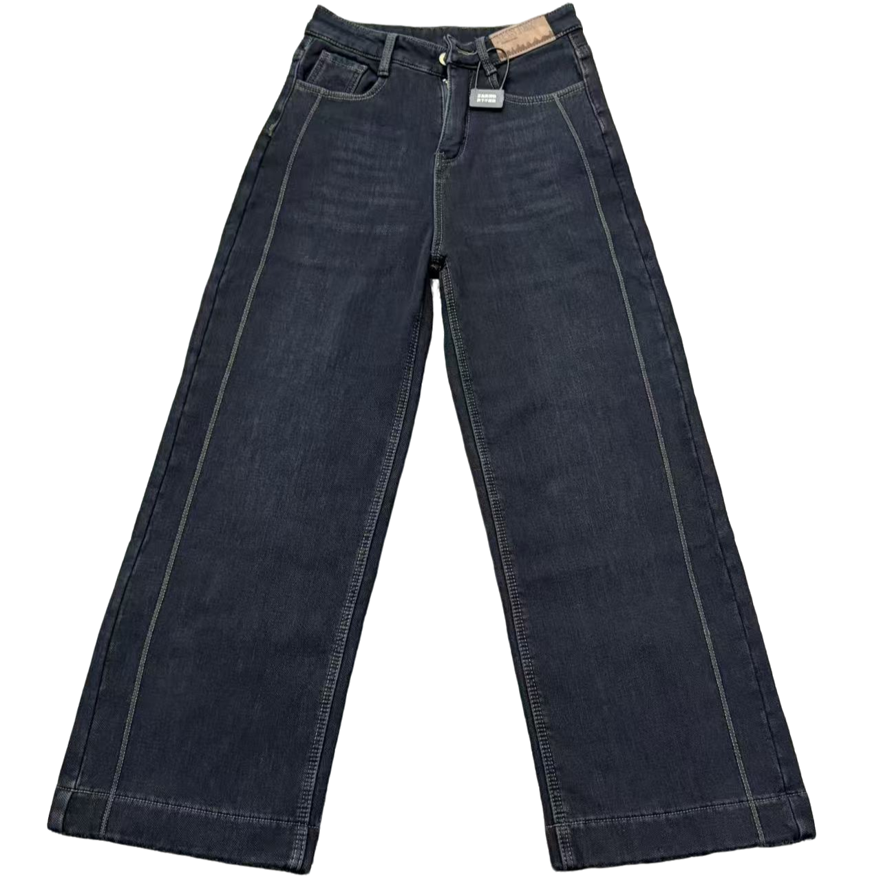 美腿线加绒冬款九分加绒加厚