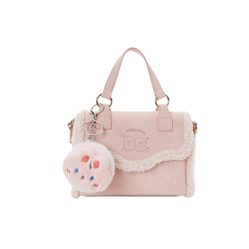 稻草人2024新款棉花糖邮差包百搭高级大容量单肩斜挎包新