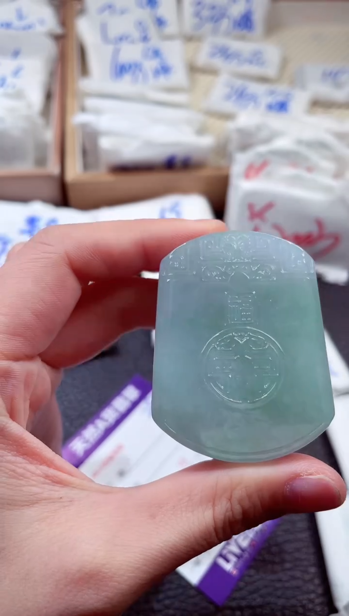 翡翠未镶嵌颈饰00007287