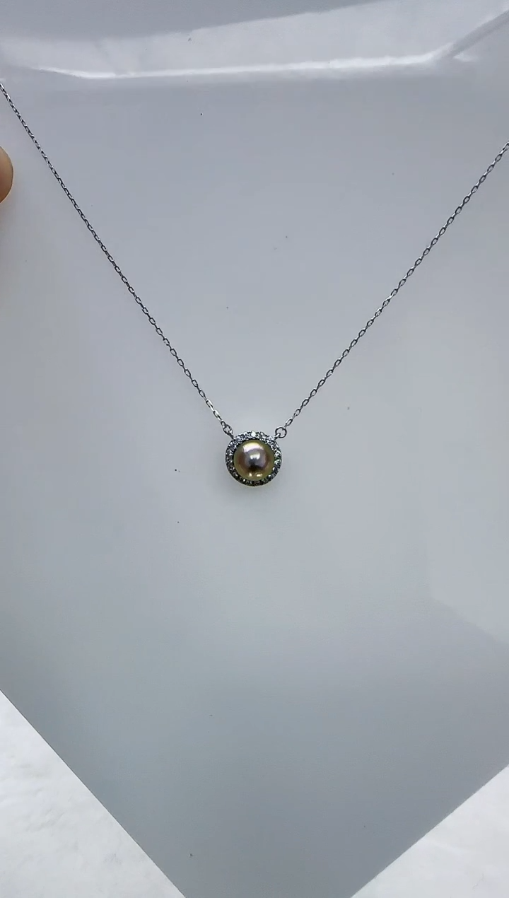 【闪购商品】海水珍珠DA银S925镶嵌h288 大溪地