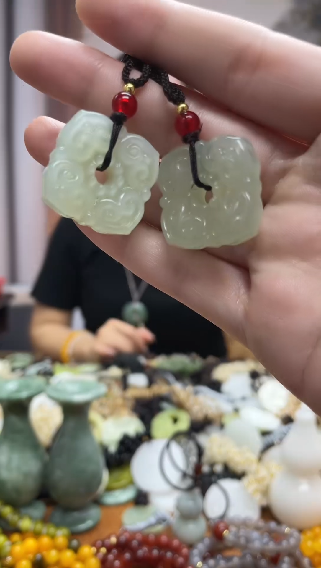 未镶嵌岫玉吊坠多样性发货拍一发一