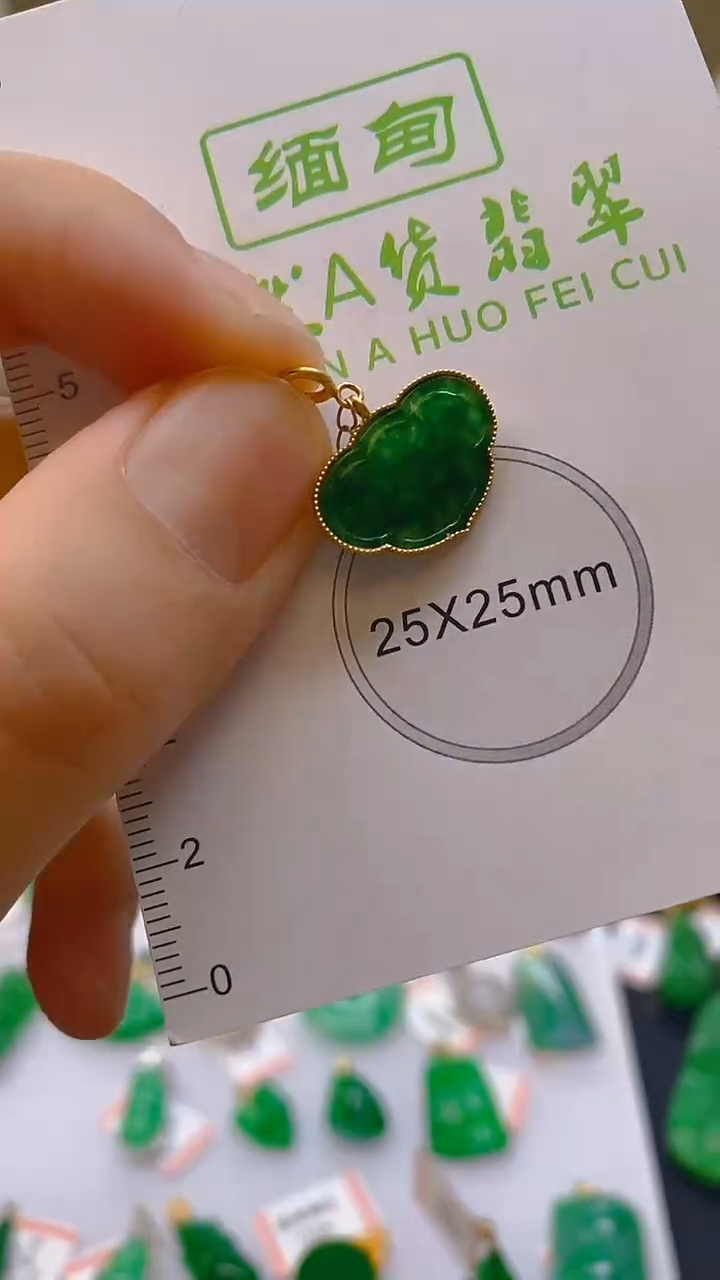【闪购商品】翡翠颈饰18K金镶嵌新号开播，全场乱卖