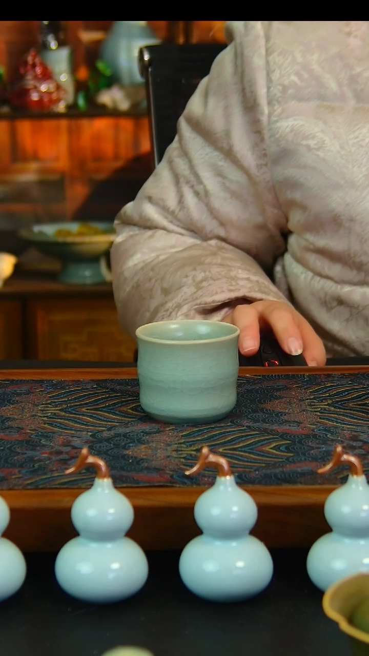 瓷片仿古竹节不完美