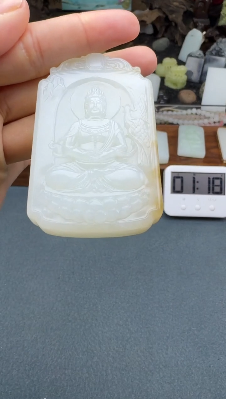 【闪购商品】和田玉颈饰未镶嵌开心