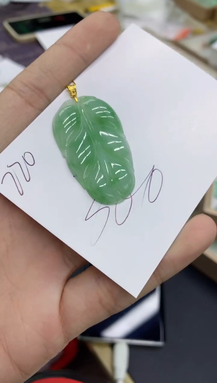 【闪购商品】翡翠颈饰18K金镶嵌号链接1111111