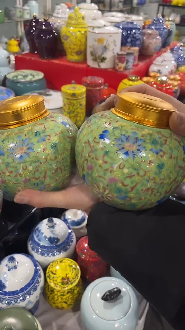 【闪购商品】其他陶瓷茶叶罐储物密封罐家用绿茶红茶普洱龙井