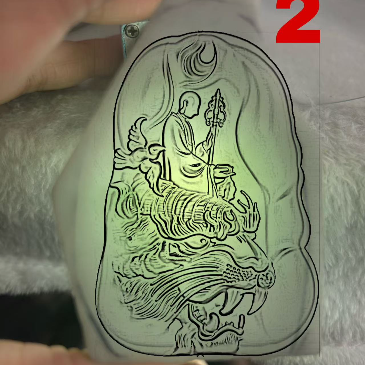 天然A货翡翠包工包料01222