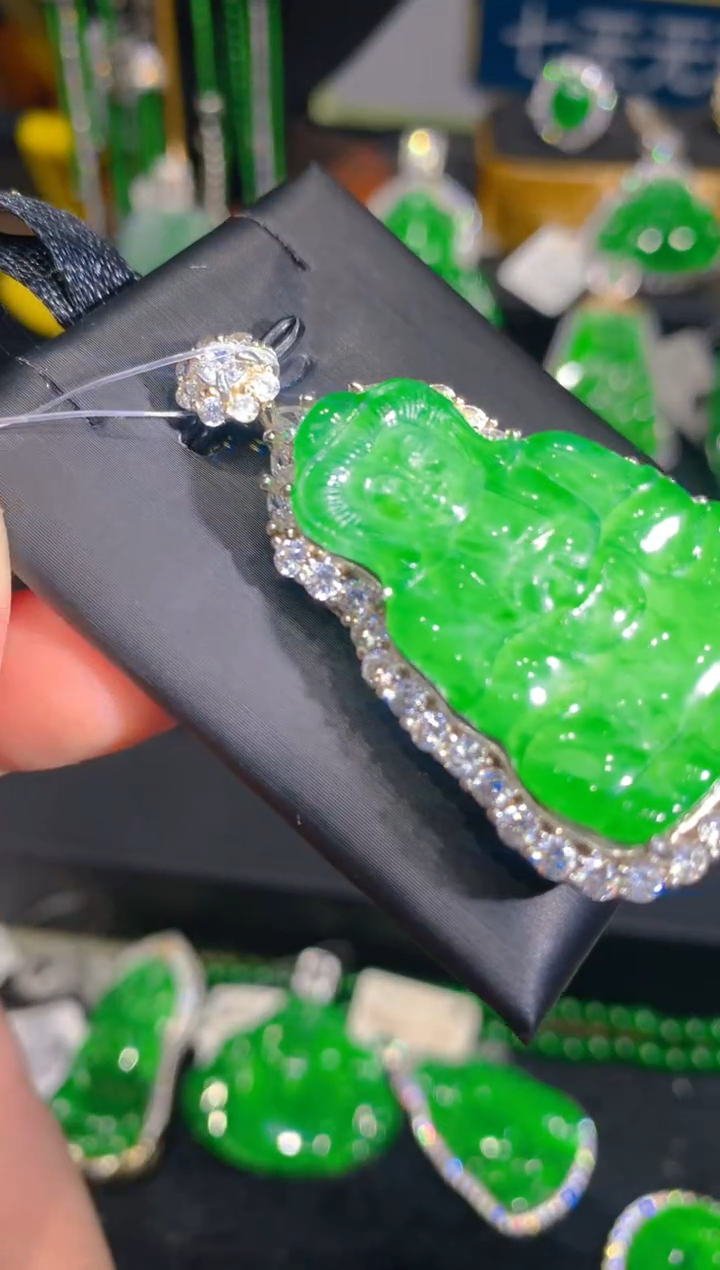 【闪购商品】翡翠颈饰银S925镶嵌22一季