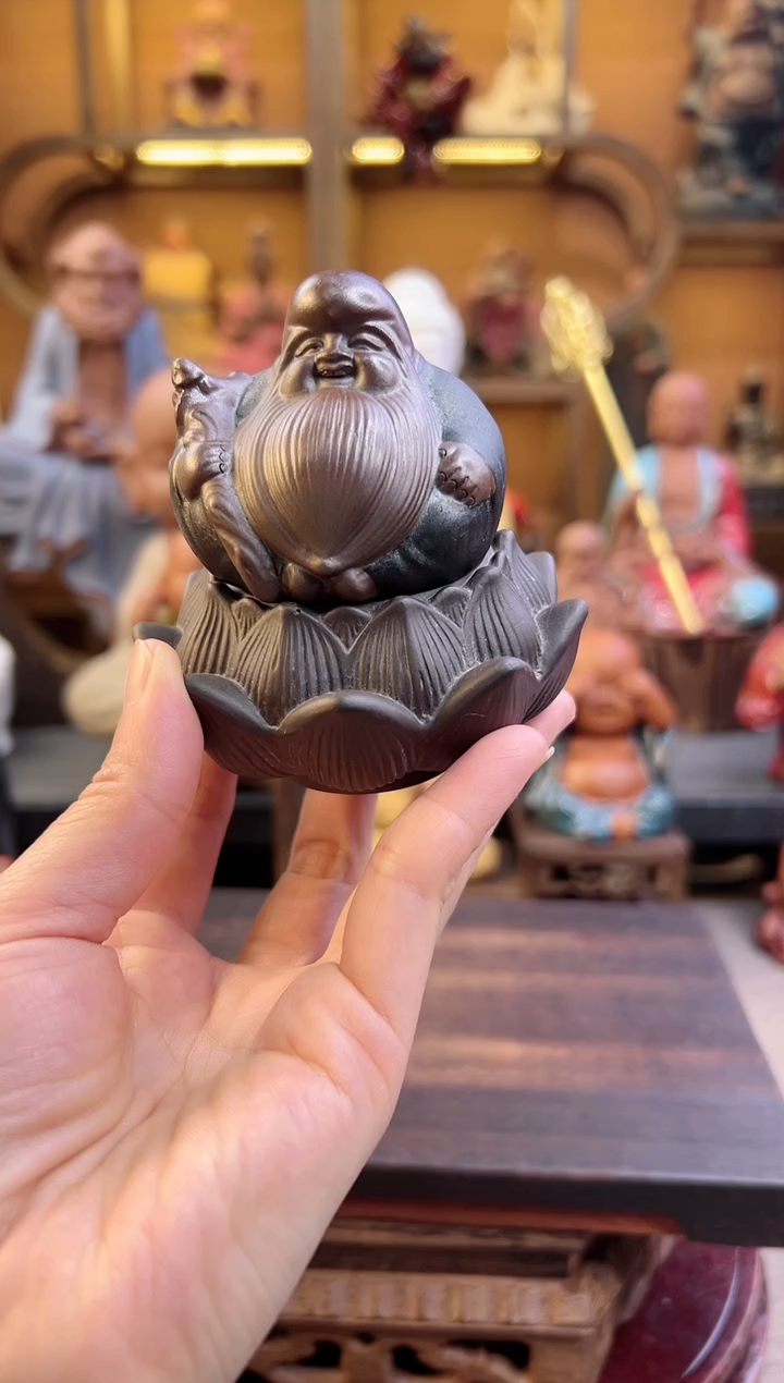 紫砂茶宠器闵紫砂茶宠摆件