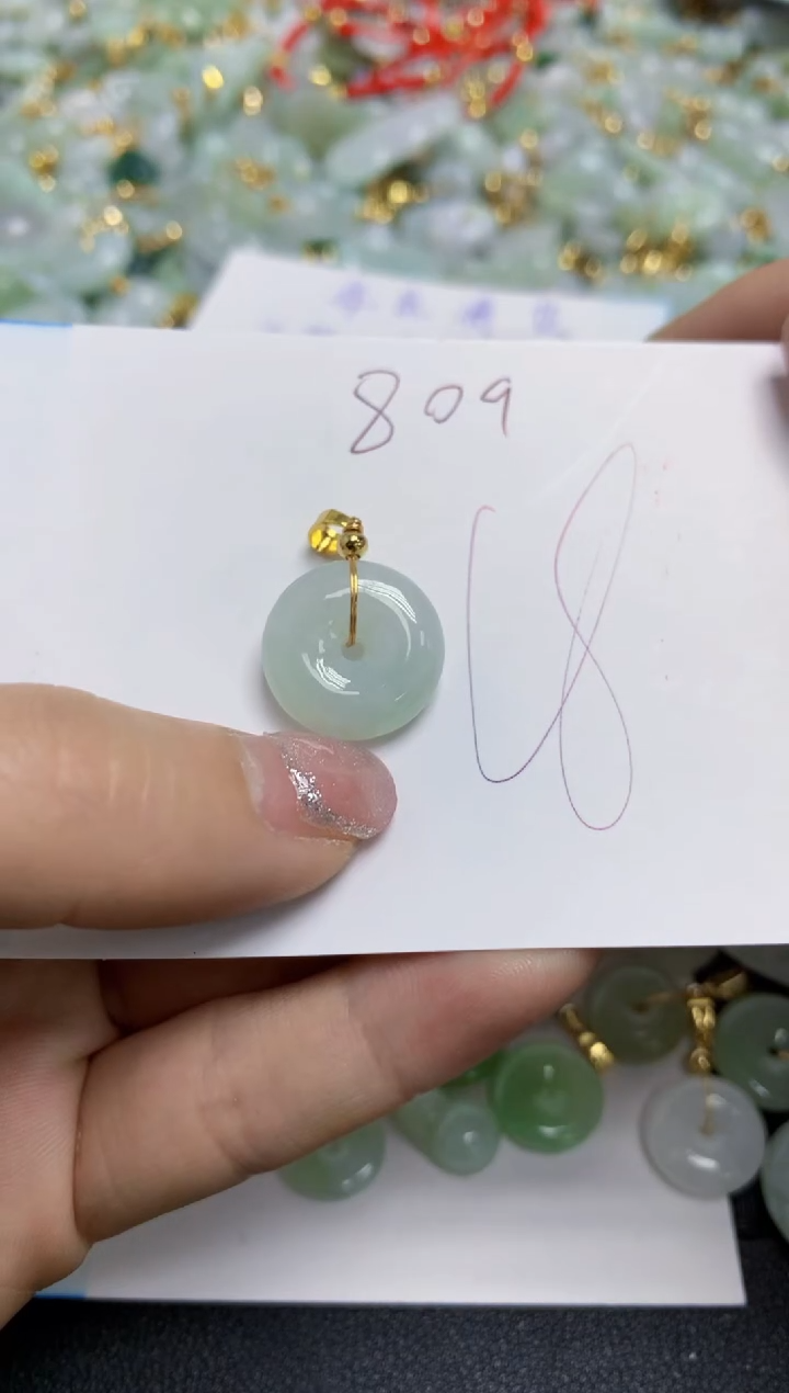 【闪购商品】翡翠颈饰合金天然翡翠A货 ·1