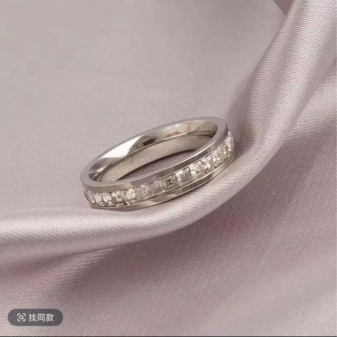 【钻心阁严选】0.3CT 满圈排戒