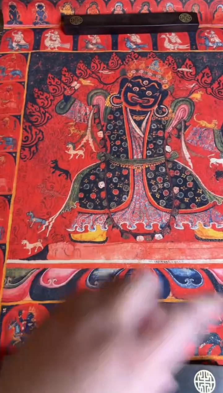 卷轴画手绘唐卡146