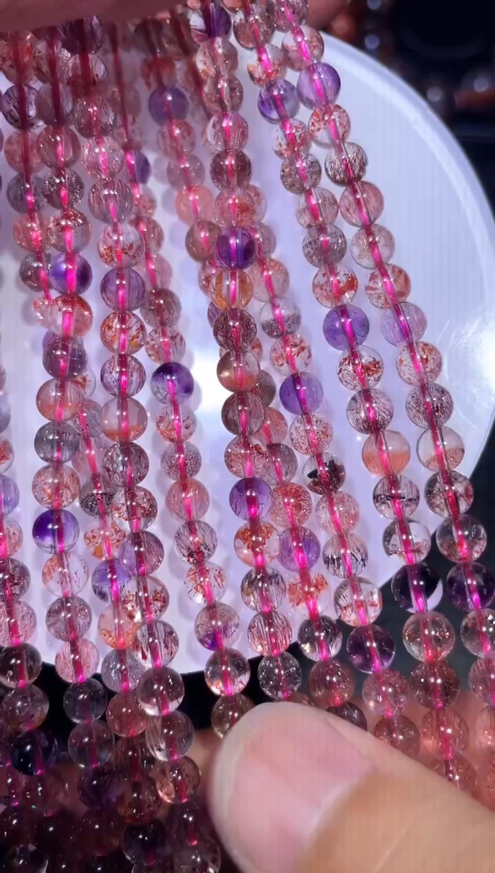 【闪购商品】水晶手链未镶嵌超七多圈A5.5（多样性发其一）
