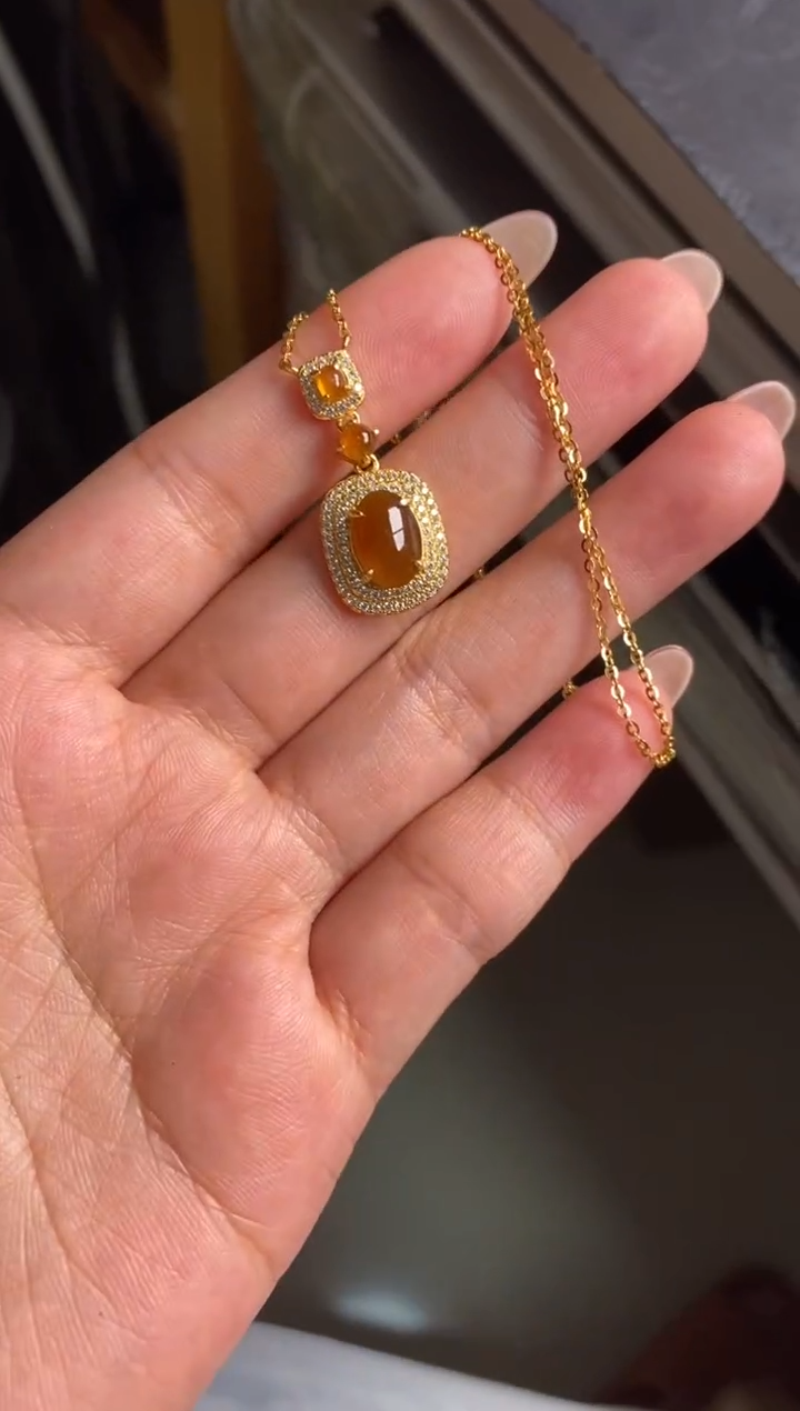 银S925镶嵌戒指翡翠韵*天然A货翡翠