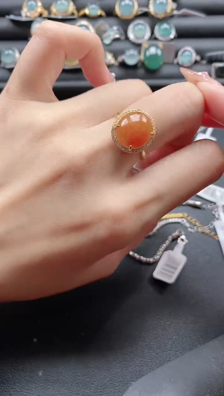 【闪购商品】翡翠戒指银S925镶嵌11111