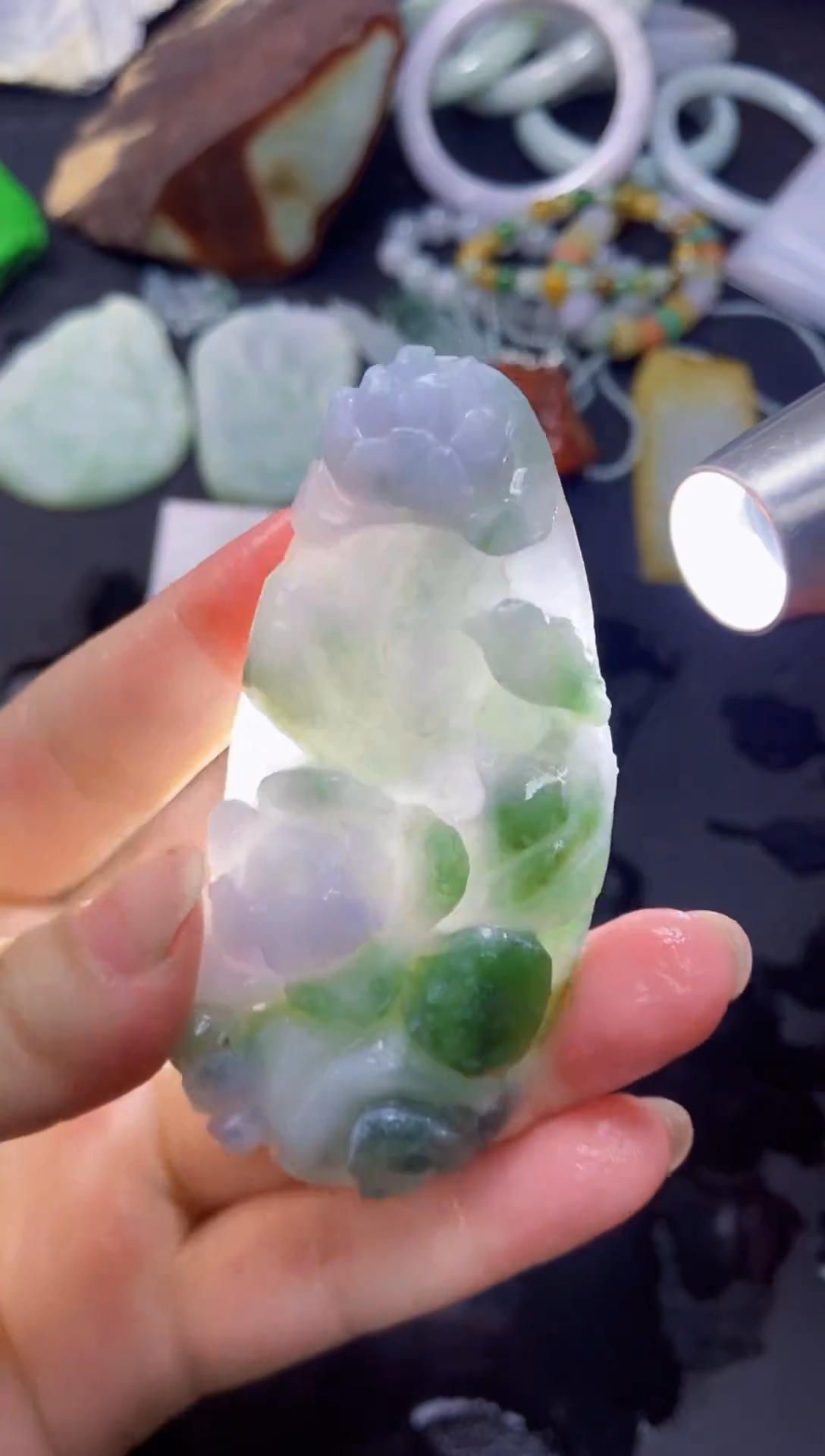 【闪购商品】翡翠颈饰未镶嵌365天然翡翠