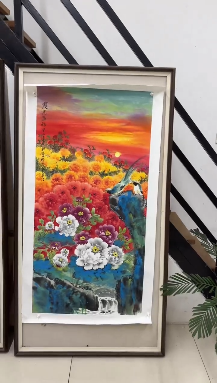 绘画王宝钦老师8平尺花鸟作品