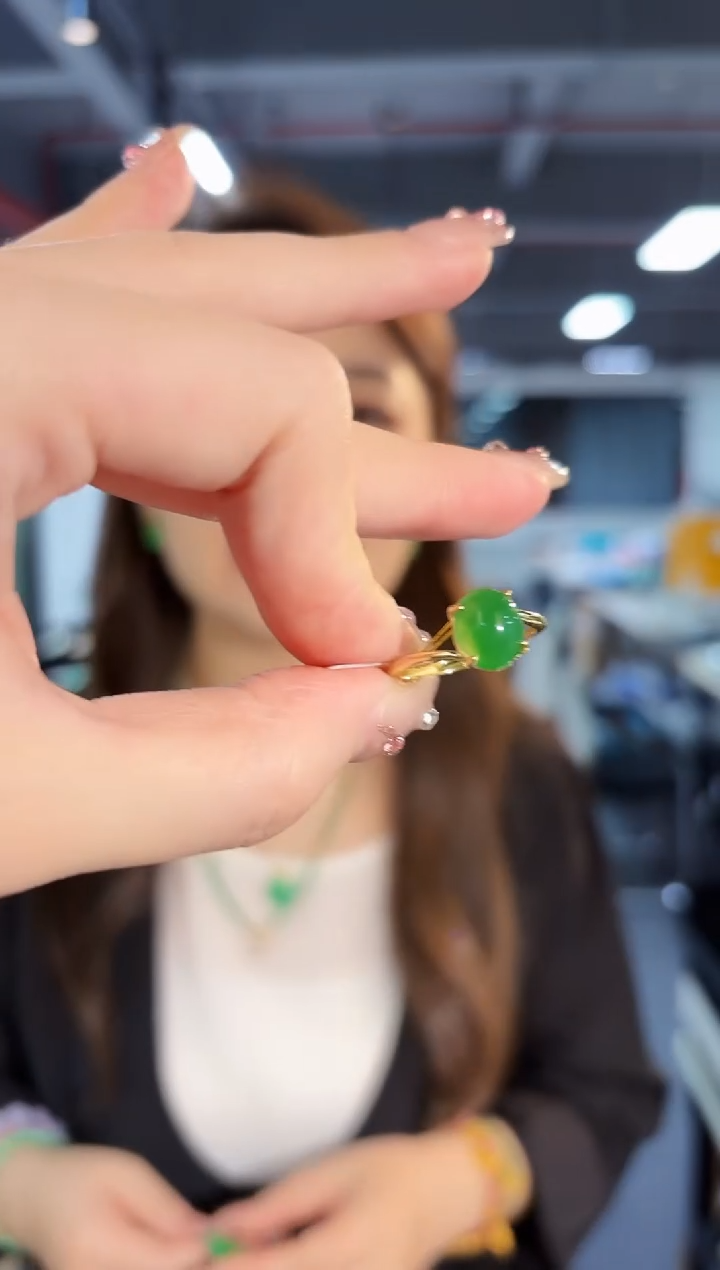 【闪购商品】翡翠戒指未镶嵌缅料A货/支持复检/一件