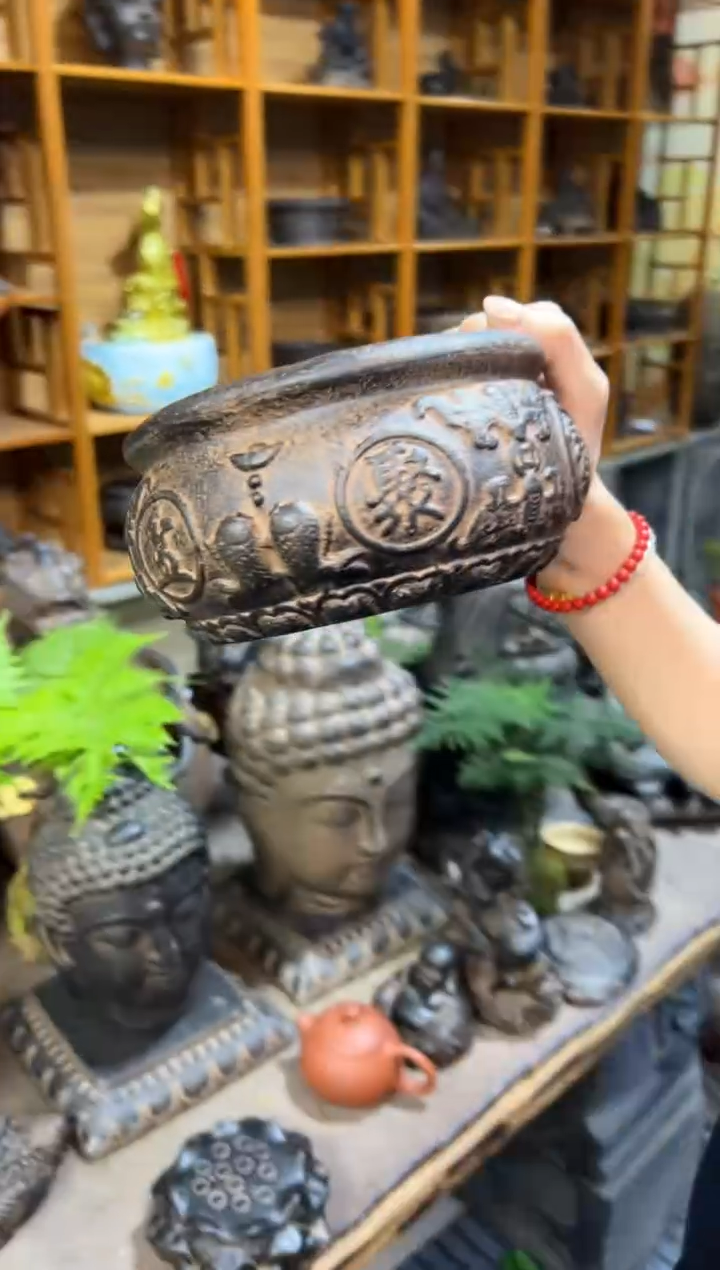 陶土【火山泥】聚宝盆