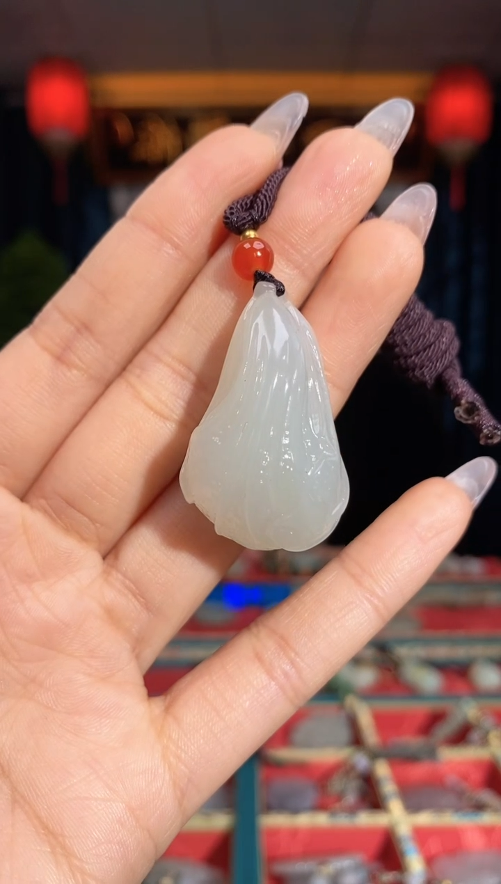 【闪购商品】和田玉颈饰未镶嵌白菜