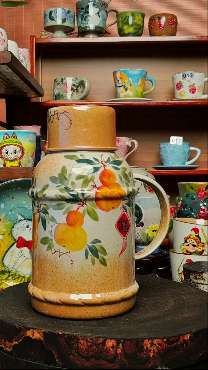 摆件陶景德镇高温创意陶瓷有瑕