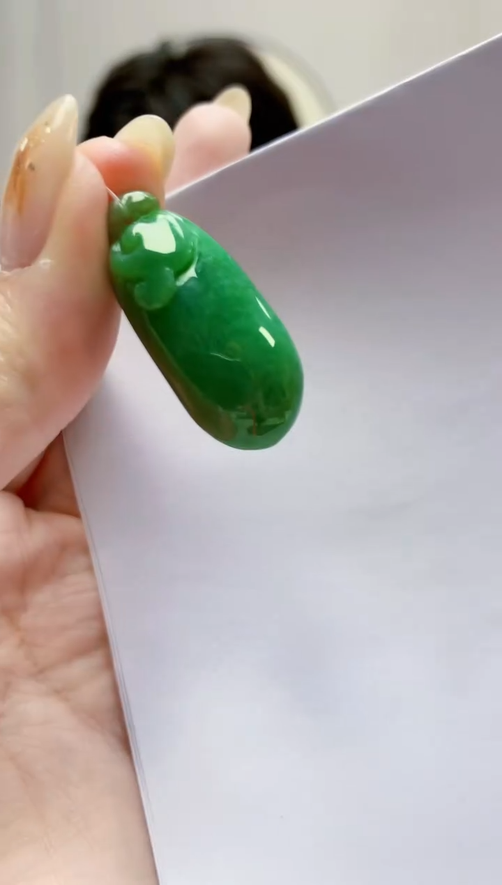 未镶嵌定制翡翠5145jw-毛货挂件57