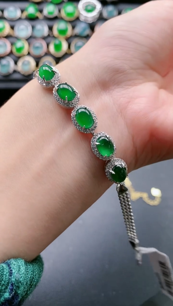 【闪购商品】翡翠戒指银S925镶嵌111111