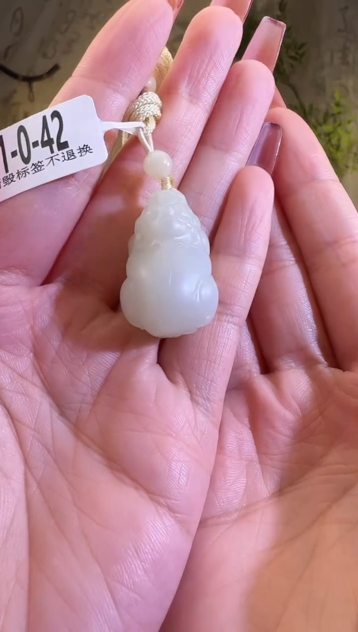【闪购商品】和田玉颈饰未镶嵌貔貅42