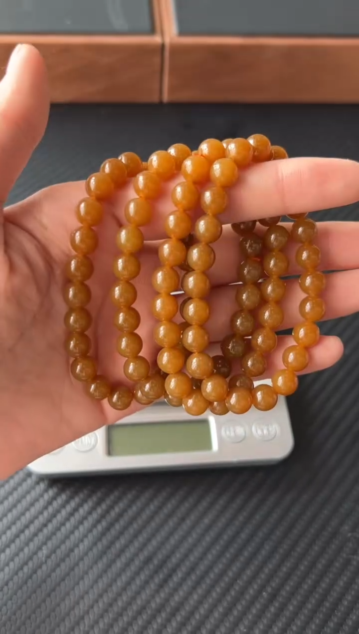 手串未镶嵌和田玉若羌微色差卡8多样性发货拍一发一