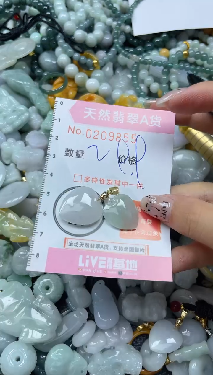 翡翠未镶嵌颈饰闪购0209855