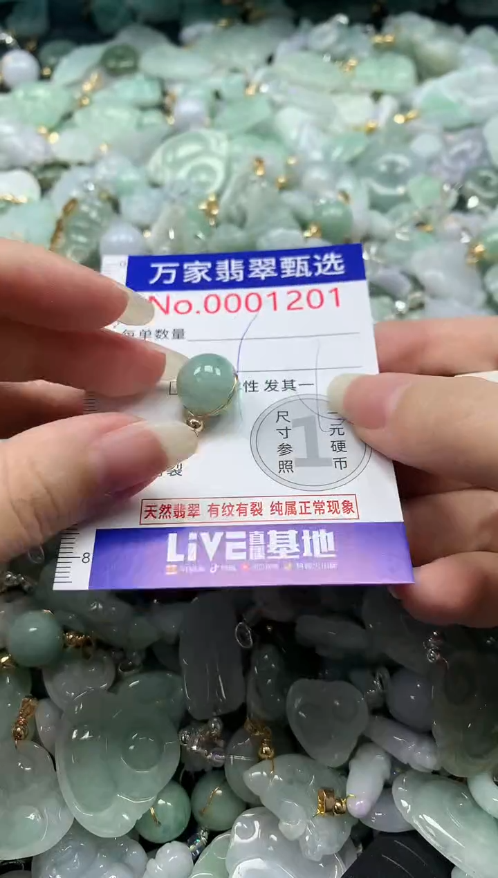 吊坠(不含链)未镶嵌翡翠1201